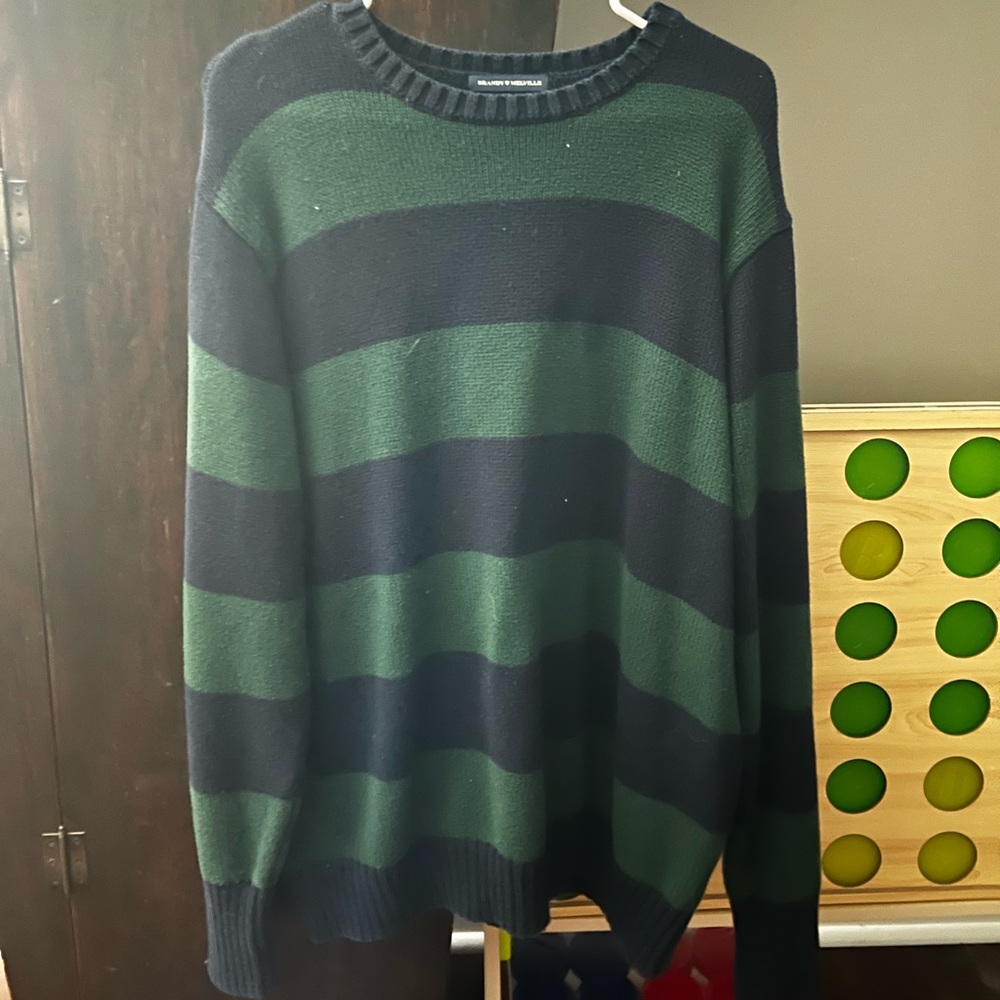 Brandy Melville Brianna Cotton Thick Stripe Sweater